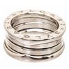 Image 1 : Bvlgari 18K White Gold B.zero1 Double Ring 48