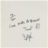 Image 2 : Steve Kaufman (1960-2010), "Marilyn with Earring" Hand Signed and Numbered Limit