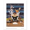 Image 1 : "At the Plate (White Sox)" Numbered Limited Edition Giclee from Warner Bros. wit