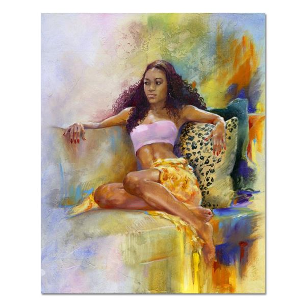 Lena Sotskova, "Key West Girl" Original Painting, Oil on Canvas. Hand Signed and