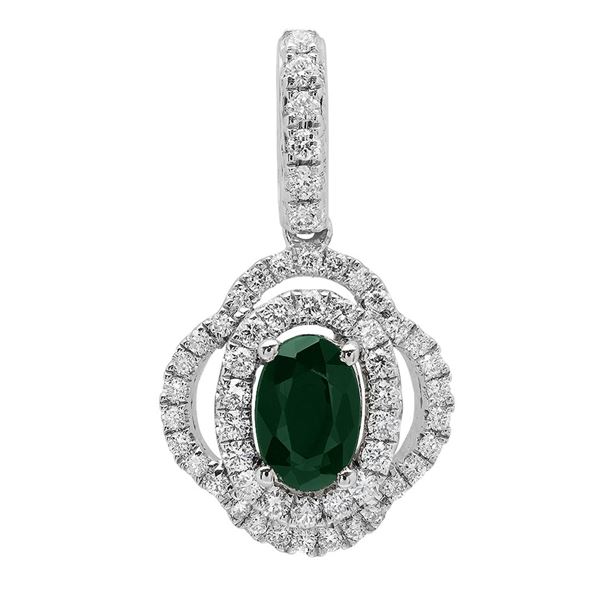 14k Gold 0.78CTW Diamond Pendant, (I1-I2/H-I)