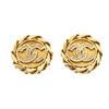 Image 1 : Chanel Gold CC Earrings