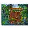 Image 1 : Elliot Fallas, "Zen Garden" Original Oil Painting on Canvas, Hand Signed with Le