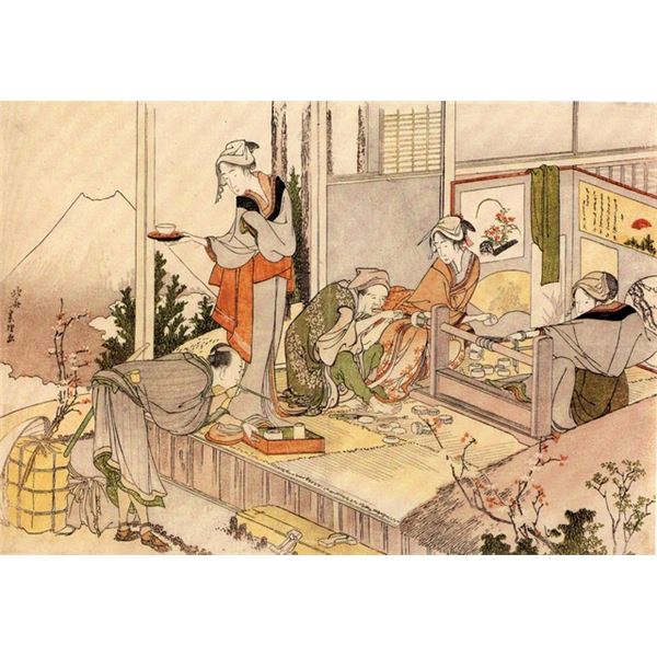 Hokusai - Close to Mount Fuji