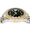 Image 6 : Rolex Mens 2 Tone 18K Black 1.9 ctw Diamond Datejust Wristwatch 36MM