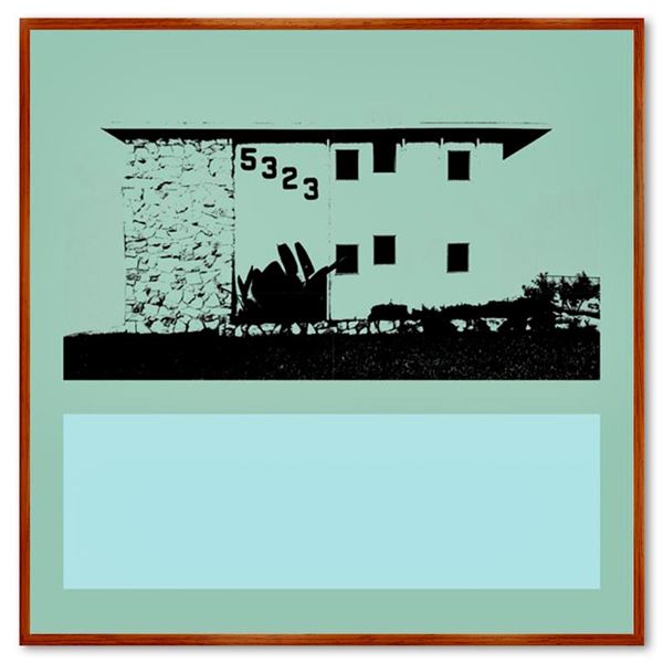 Claudio Santini, "Dingbat 9" Framed Hand Signed Limited Edition on Canvas with L