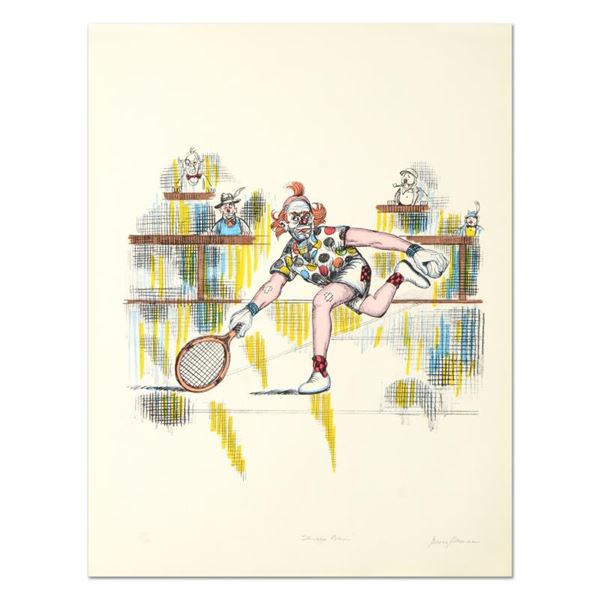 George Crionas (1925-2004), "Tennis Bum" Hand Embellished Limited Edition Lithog