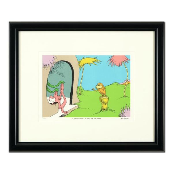 Dr Seuss,  I Am The Lorax, I Speak For The Trees  Estate Signed Limited Edition