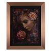 Image 1 : Vincent Cacciotti, "Rose" Framed Original Oil Painting on Canvas, Hand Signed wi