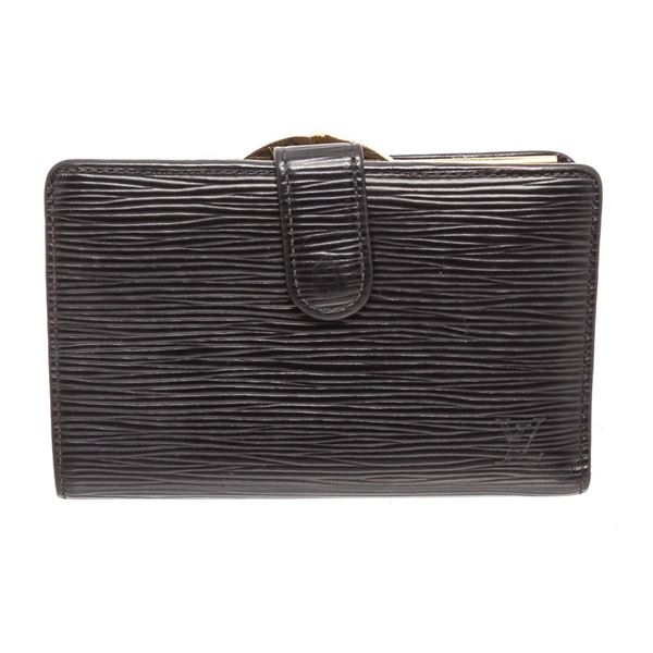 Louis Vuitton Black French Wallet