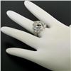Image 3 : 14K White Gold 1.74 ctw Diamond Engagement Ring w/ Champagne Marquise Solitaire