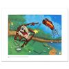Image 1 : "Terrible Taz Golf" Limited Edition Giclee from Warner Bros., Numbered with Holo