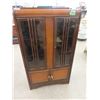 Image 2 : Vintage Walnut China Cabinet 2 Dr - 54"H 32"w 14"D
