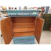 Image 4 : Wooden Dresser w Art 59" 40" 19"