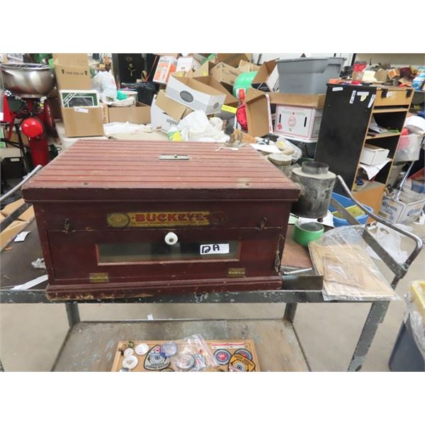 Vintage Buckeye Incubator W Manual & Thermometer