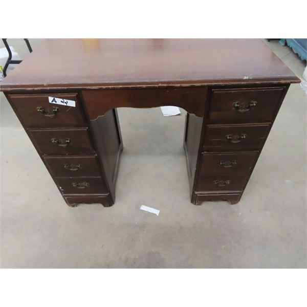 Desk w 9 Drawers 29"H 40"W 20"D