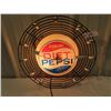 Image 1 : 1960's Diet Pepsi Clock - Lights Up 18" RD