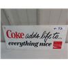 Image 1 : Fibregalss Coke Sign 9" x 20.5"