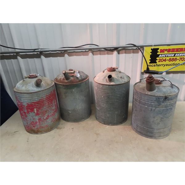 4 Gas Cans 1) Embossed CNR