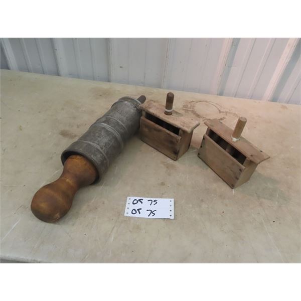 2 Butter Press & Sausage Press