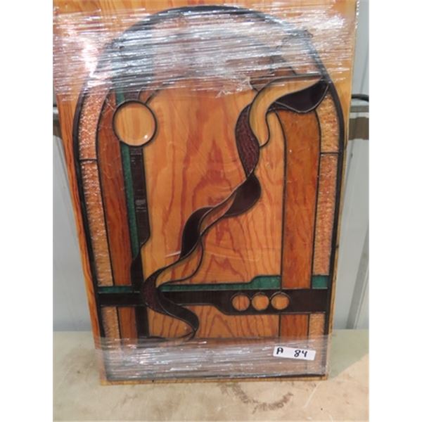 Stained Glass Window 19" x 28"