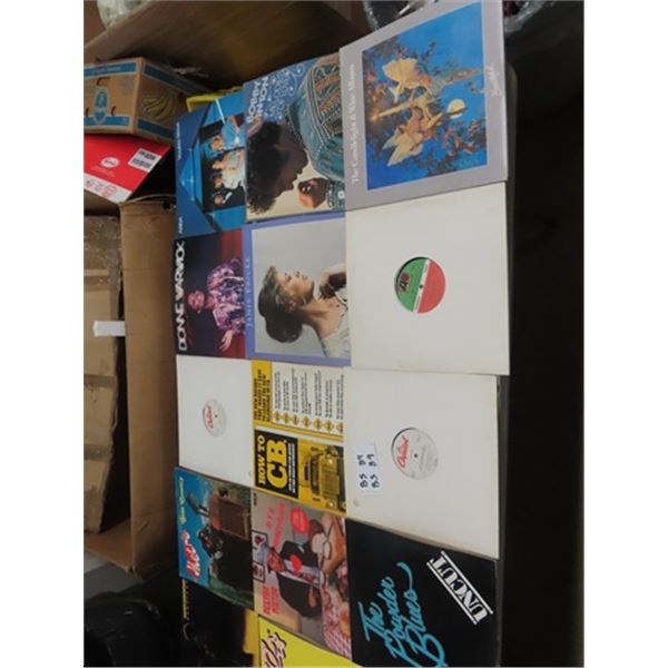 Approx 72 Vintage Records - Various Artists As Is Condition