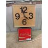 Image 1 : Coca Cola Clock 24"H Up to 12"W
