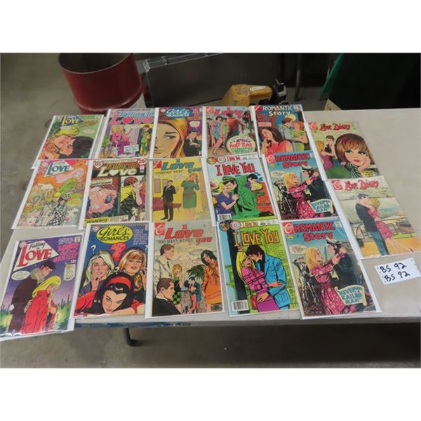 17 Romance Comics- 12 & 15 Cents