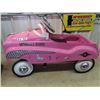 Image 1 : Metal Hot Rod Pedal Car in Hot Pink