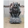 Image 1 : Large Gargoyle Ornament Display (Heavy Plastic) 25"H 16"W 16"D