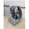 Image 2 : Large Gargoyle Ornament Display (Heavy Plastic) 25"H 16"W 16"D