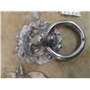 Image 2 : 3 Items- Metal Lion Head Door Knocker & Hall Mount Animal Head Hooks