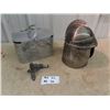 Image 1 : Knight Helmet Ice Bucket, Picnic Basket, & Bird Water Tap