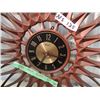 Image 2 : Syroco Retro Clock - Repair Damage done to One Arm of Clock - Check Picture 3 - 30" RD