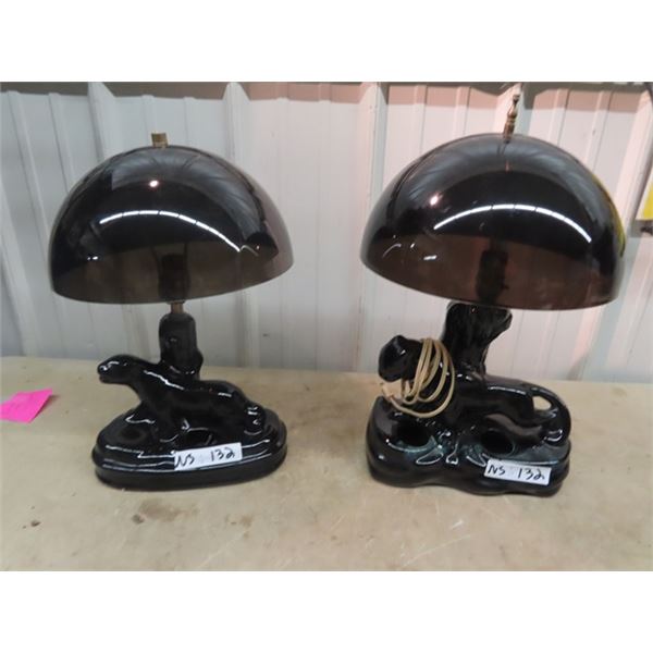 2 Panther Lamps
