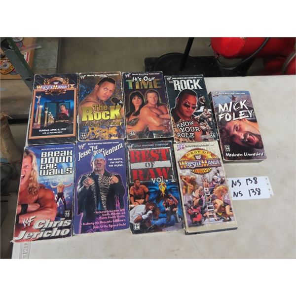 9 Wresting VCR Shows