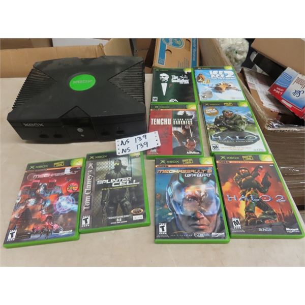 X BOX Machine & 8 X BOX Games