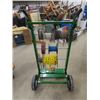 Image 3 : Portable Wire Dispenser Dolly w Rolls of Wire & Chain
