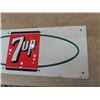 Image 3 : 1960's Metal 7 UP Sign 9.5" x 24"