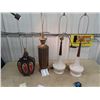 Image 1 : 4 Retro Table Lamps 1) Pottery Mid Century