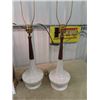 Image 3 : 4 Retro Table Lamps 1) Pottery Mid Century