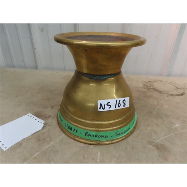 Early Heavy Brass Spittoon - No Markings- Could Be Railway or Saloon