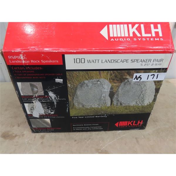 KLH Audio 2) 100 Watt Landscape Speakers