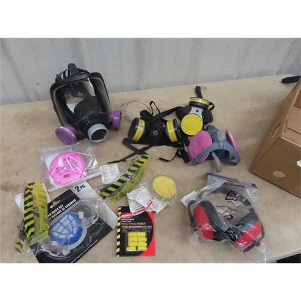 Safety Equipment- Goggles, Ear, & Respiratory Plus More!