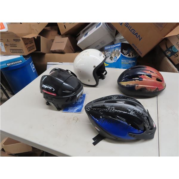 New Items- Fushia Hockey Helmet, & 2 Bicycle