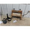Image 1 : Wall Mount Coal Oil Lamp & Homestead Laundry Wringer