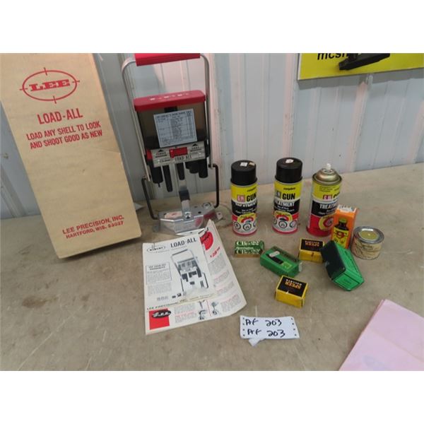 New Lee Shotgun Reloader- Gun Lube Some reload Bullets, Walnut Gun Stock Starch, Plus