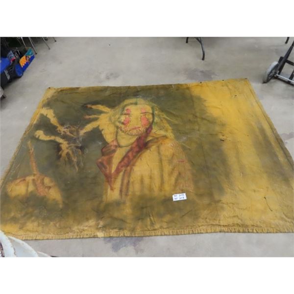 (AF) Native Art on Canvas (Tarp) 6'x9'