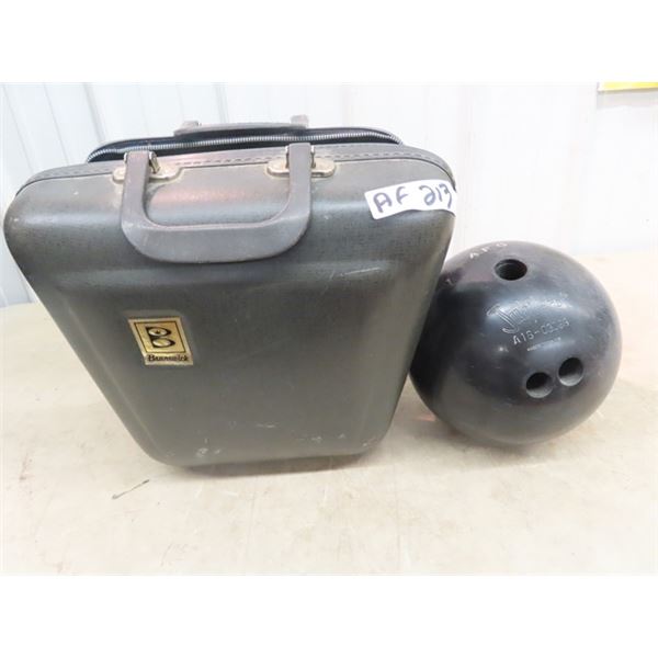 (AF) Brunawel Julilere A16-03066 10 Pin Bowling Ball & Case