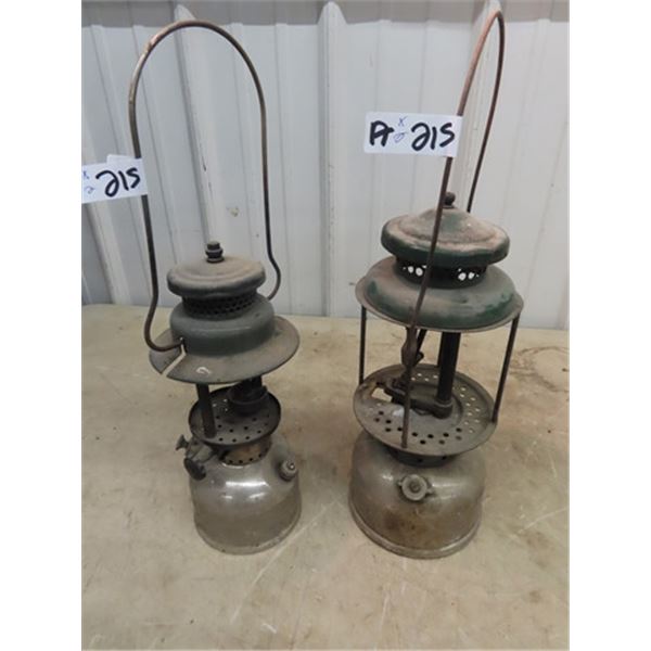 2 Coleman Lanterns 1 is Model 24-9 Scout